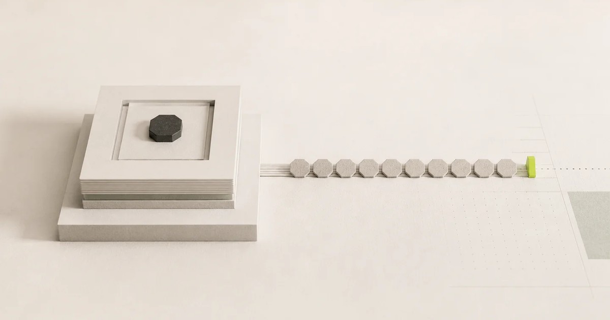 Illustration: a key module feeding a single route